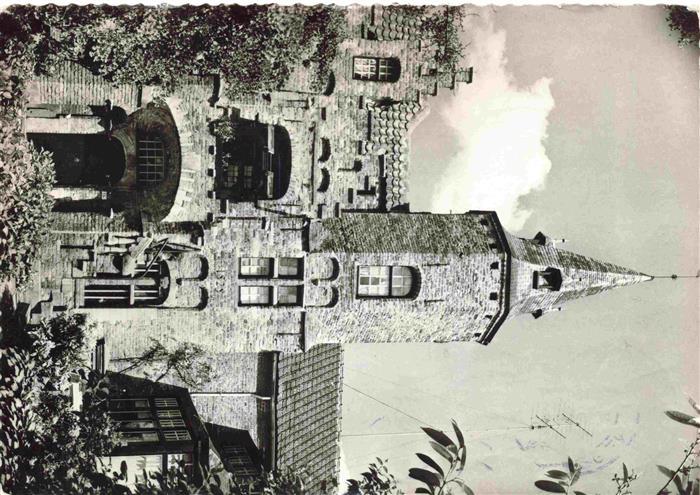 Maldegem Belgie Kasteel-t-Getrouwe Burg Rundturm Backstein Treppengiebel Garten