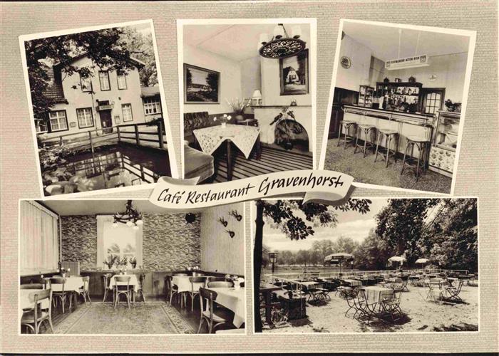 Gravenhorst Hoerstel NRW Café-Restaurant-Gravenhorst Gaststube Bar Innenraum Bie