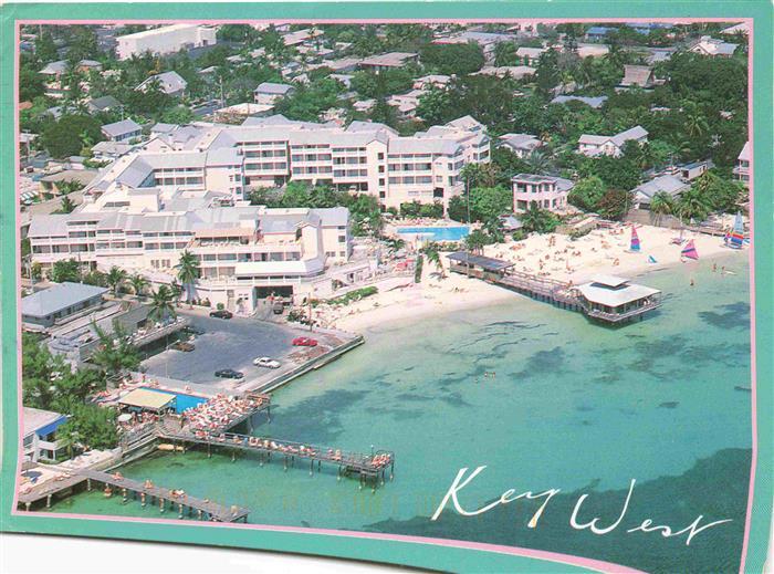 Key West Florida USA Hotel Strand Pool Pier Luftbild Segelboote Karibik Palmen