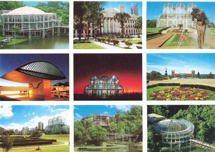 Curitiba Parana Brazil Ópera-de-Arame Jardim-Botânico Museu-Oscar-Niemeyer Parqu