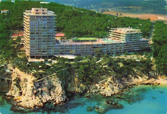 Sant Antoni de Calonge Hotel-Eden-Mar Torre-Valentina Costa-Brava Felsen Meer Pi