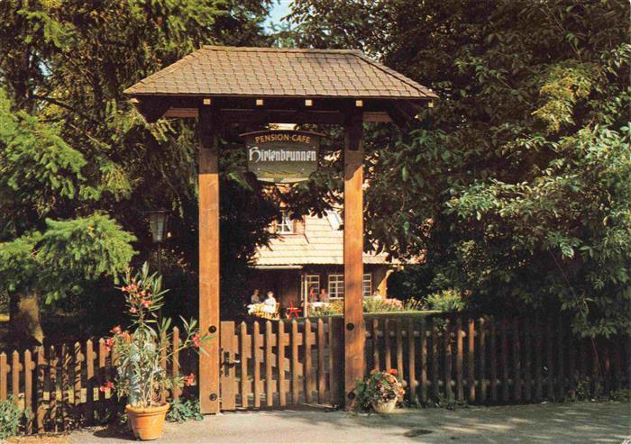 Hof Froehnd Schoenau Schwarzwald BW Pension-Cafe-Hirtenbrunnen Holztor Zaun Gart