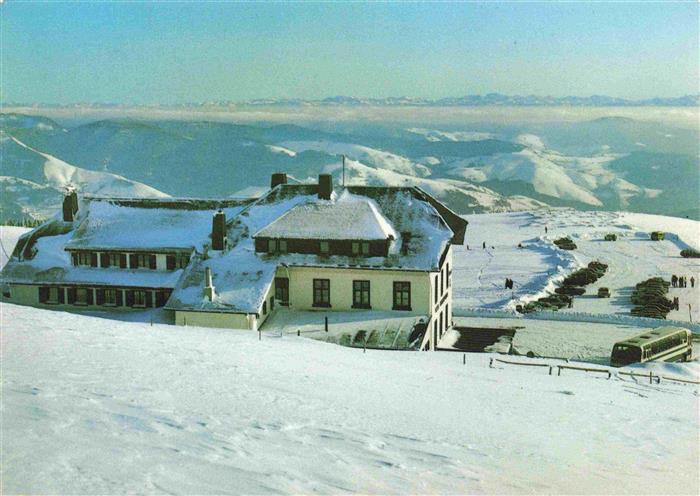 Belchen Baden 1414m Neuenweg Wiesental BW Berghotel-Belchenhaus Schwarzwald Wint