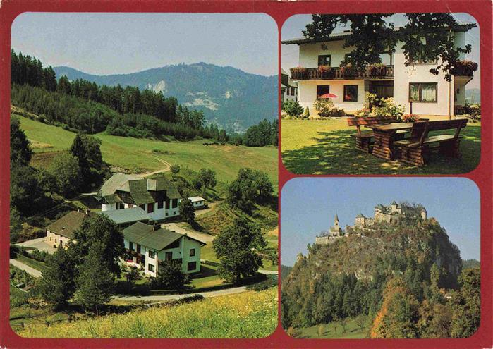 Launsdorf Kaernten Bauernhof Burg-Hochosterwitz Magdalensberg Saualpe Laengsee A
