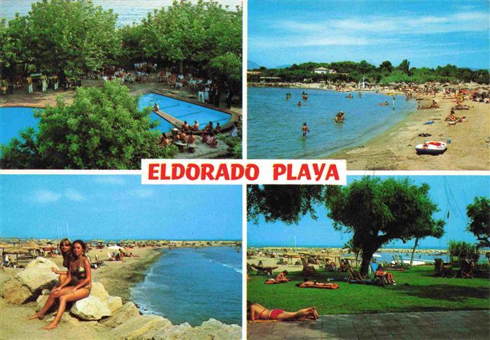 Cambrils Costa Dorada Tarragona ES Eldorado-Playa Strand Freibad Camping Badegae