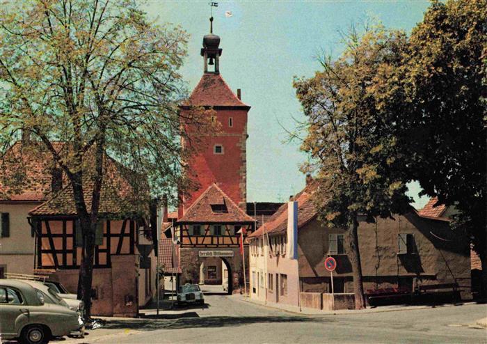 Uffenheim Neustadt Aisch-Bad Windsheim Bayern Stadtturm Stadttor Fachwerk Stadtm