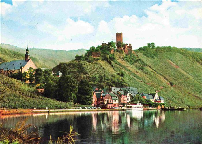 Beilstein Mosel Rheinland-Pfalz Karmelitenkloster Burgruine-Metternich Mosel Wei