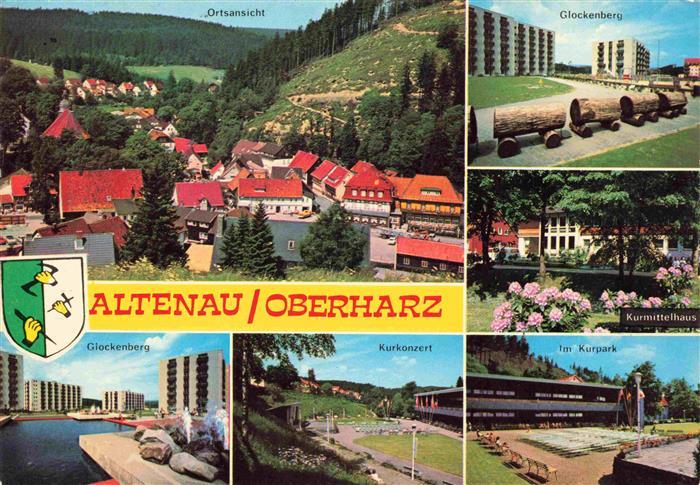Altenau Harz Gemkenthal Niedersachsen Ortsansicht Glockenberg Kurmittelhaus Kurp