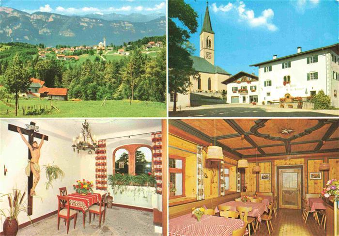Aldein Aldino Bolzano Suedtirol IT Dorfplatz Gasthaus zur Krone
