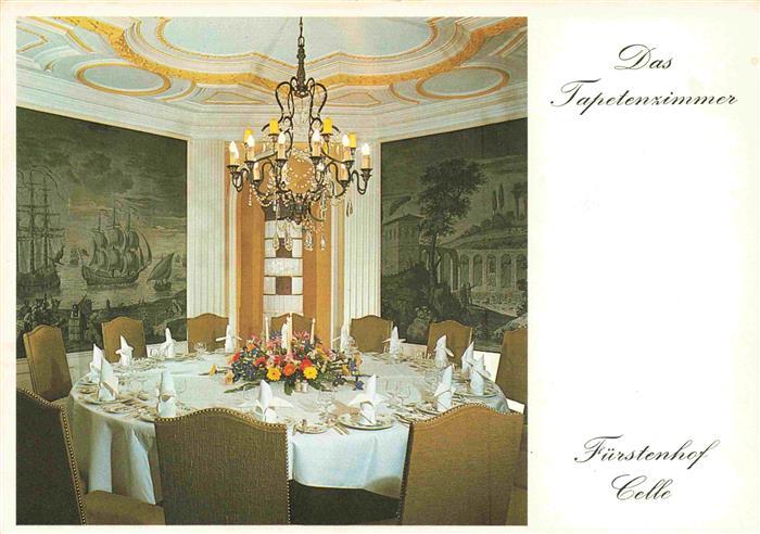 CELLE  Niedersachsen Parkhotel Fuerstenhof Das Tapetenzimmer