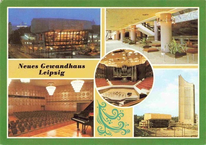 LEIPZIG Sachsen Neues Gewandhaus Saal Aussenansicht Karl Max Universitaet