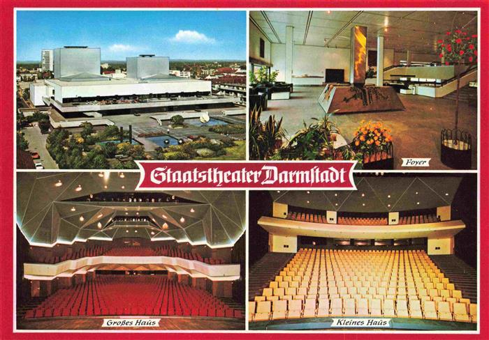 DARMSTADT Hessen Staatstheater Saal Klei Gross Foyer