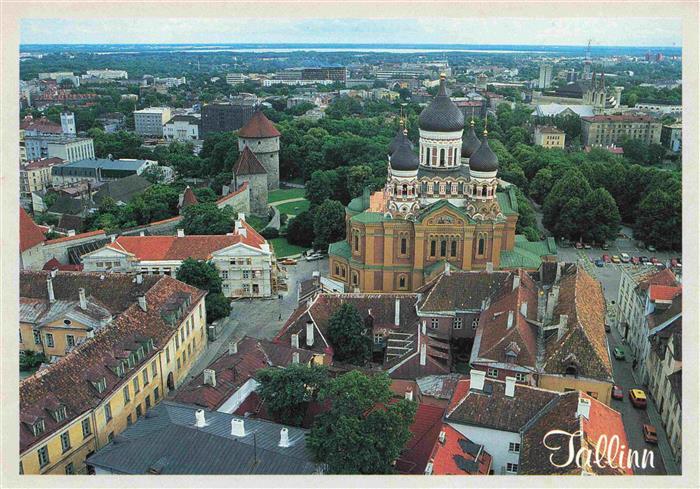 TALLINN Reval Estonia Vaade Toompealt Kirche Panorama