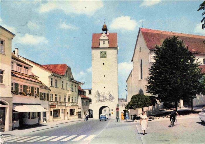 Isny Allgaeu Bayern Wassertorturm