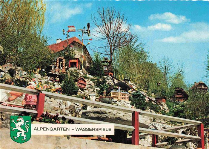 Waldbach Steiermark AT Alpengarten Wasserspiele