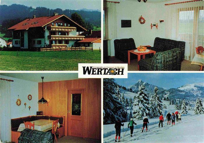 Wertach Bayern Ferienwohnung Kern Langlauf Wintersport Bayerische Alpen