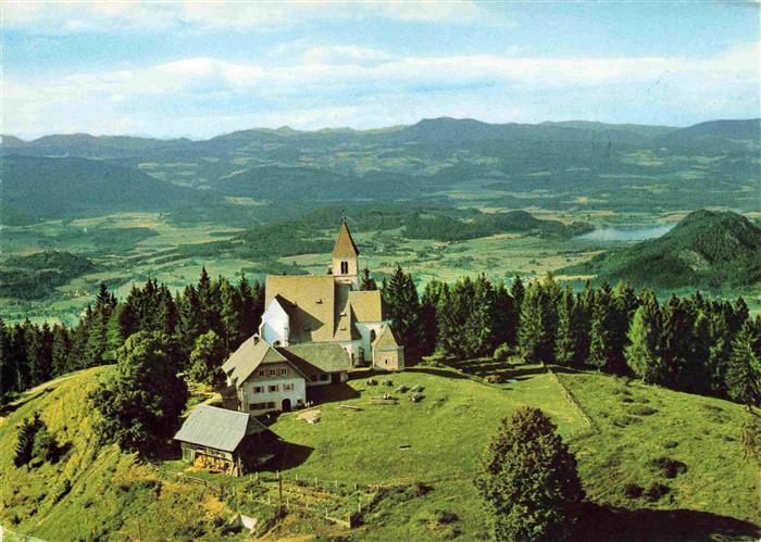 Magdalensberg Kaernten AT Gipfelhaus Ausflugsberg Kirche