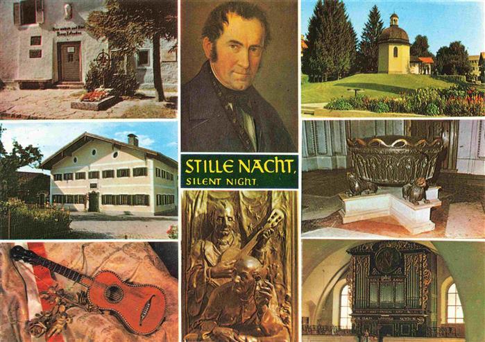 Hallein AT Stille Nacht heilige Nacht Wohnhaus und