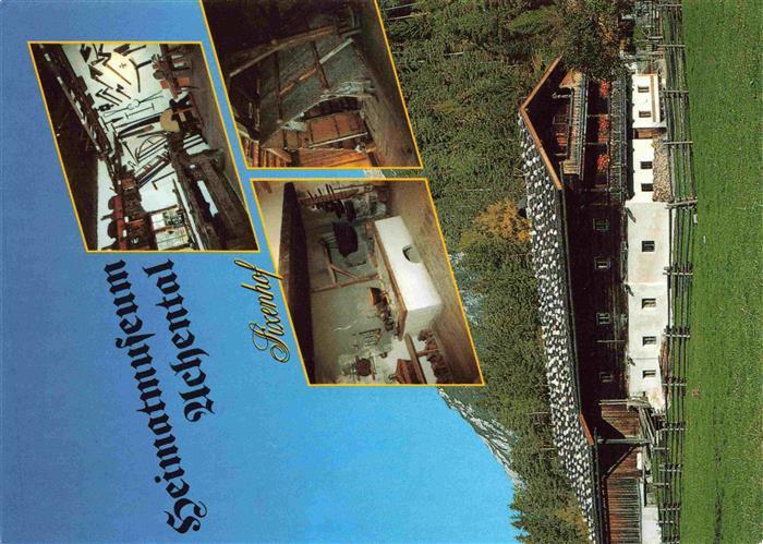 Achental Achenkirch Tirol AT Heimatmuseum Werkstatt Rauchkuchl Rindenkobl Sixenh