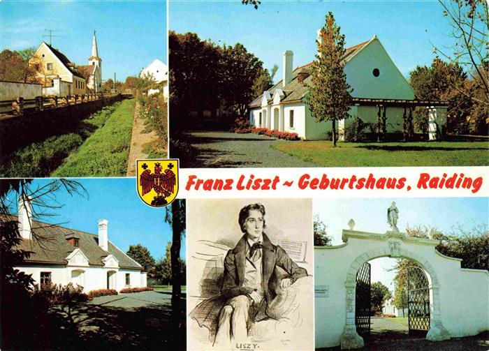 Raiding Burgenland AT Franz Liszt Geburtshaus Portrait Zeichnung Museum
