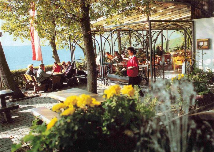 BERNKASTEL-KUES Berncastel Waldschenke Zur eisernen Weinkarte Terrasse