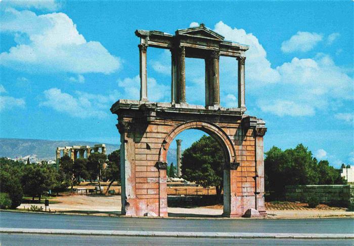 ATHEN Athenes Greece Hadriansbogen Arco di Adriano