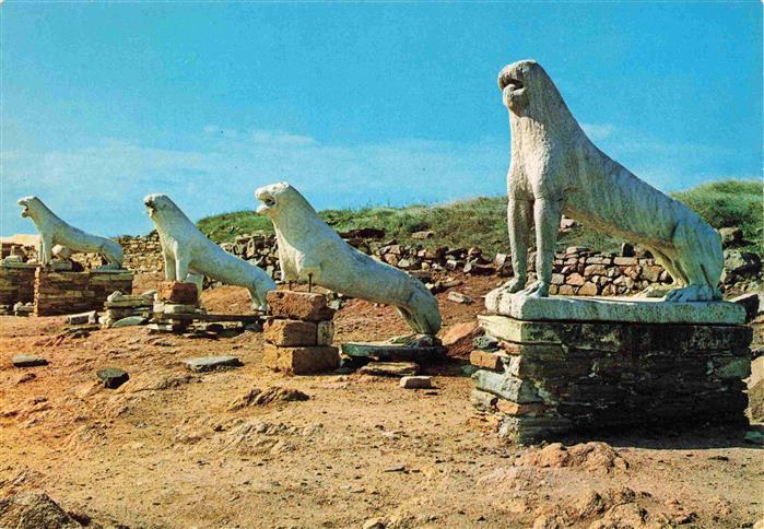 Delos Delo Greece Loewenterrasse