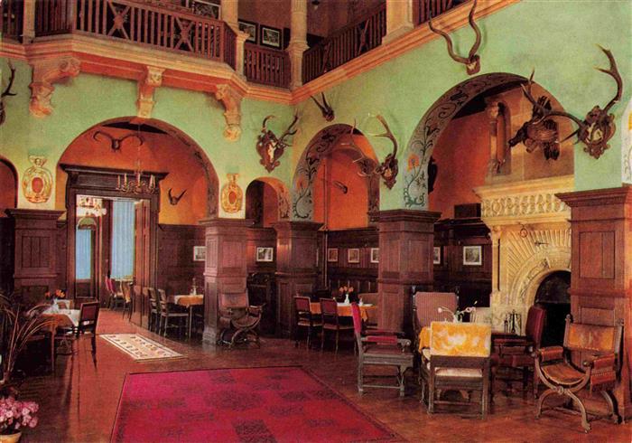 Zueschen Fritzlar Schloss Garvensburg Hotel Pension Restaurant Café Halle mit Ka
