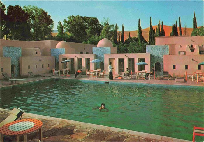 Ain-Sefra Algerie Piscine de l'Hôtel Mekther