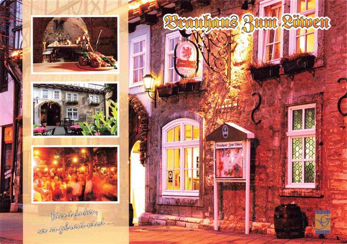Muehlhausen  Thueringen Brauhaus Zum Loewen Restaurant