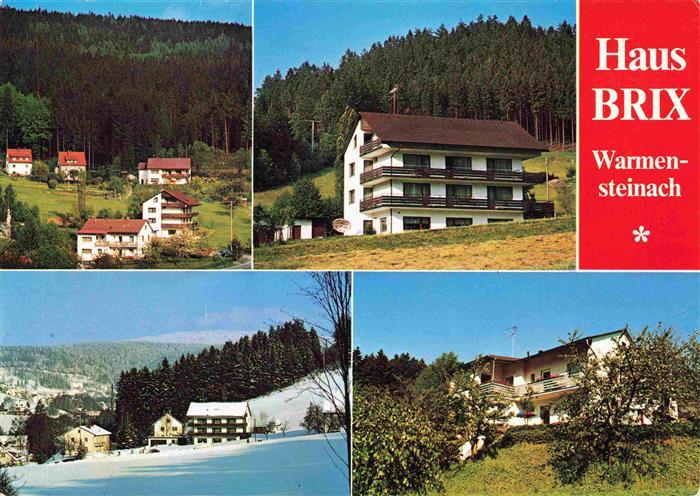 Warmensteinach Fichtelgebirge Bayern Gaestehaus Haus Brix Landschaftspanorama Fi