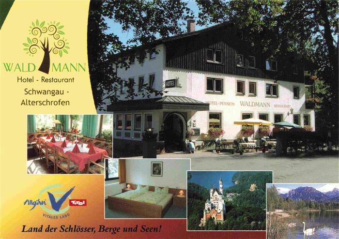 Alterschrofen Schwangau Hotel Restaurant Waldmann Schloss Neuschwanstein Partie
