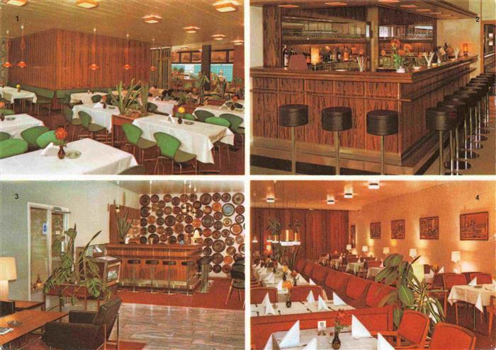SAssNITZ Ostseebad Ruegen Mitropa-Ruegen-Hotel Gaststaette Arkona-Bar Hotelhalle