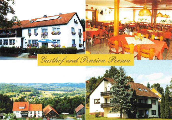 Pottenstein Oberfranken Gasthof Pension Persau Gastraum Panorama