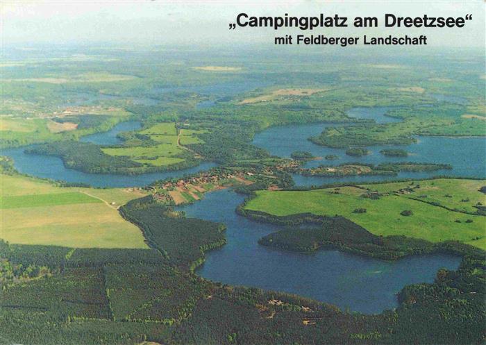 Thomsdorf Boitzenburger Land Campingplatz am Dreetzsee Feldberger Landschaft