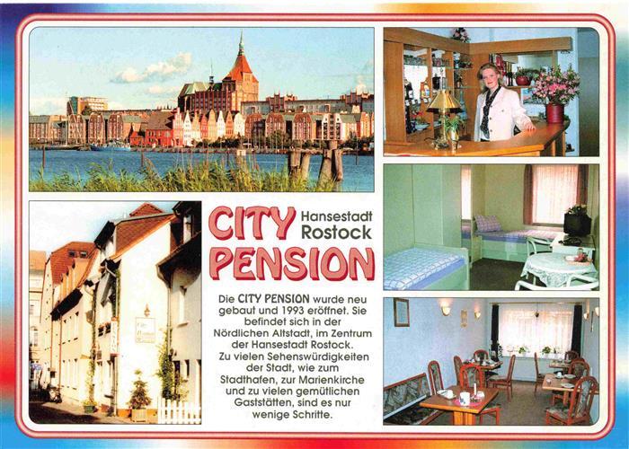 ROSTOCK  CITY City Pension Rezeption Fremdenzimmer Noerdliche Altstadt
