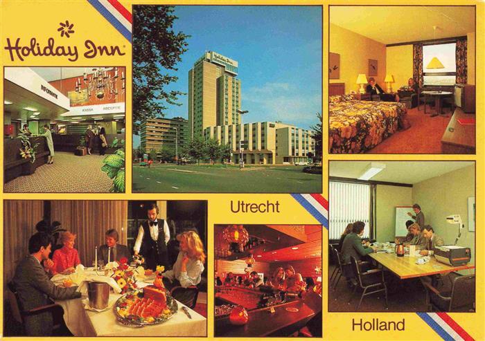 UTRECHT NL Holiday Inn Rezeption Restaurant Fremdenzimmer Tagungsraum