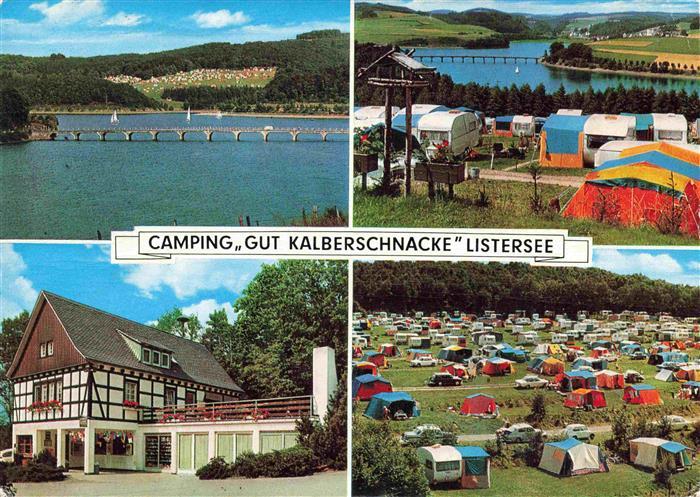 Kalberschnacke Drolshagen Camping Gut Kalberschnacke am Listersee Panorama
