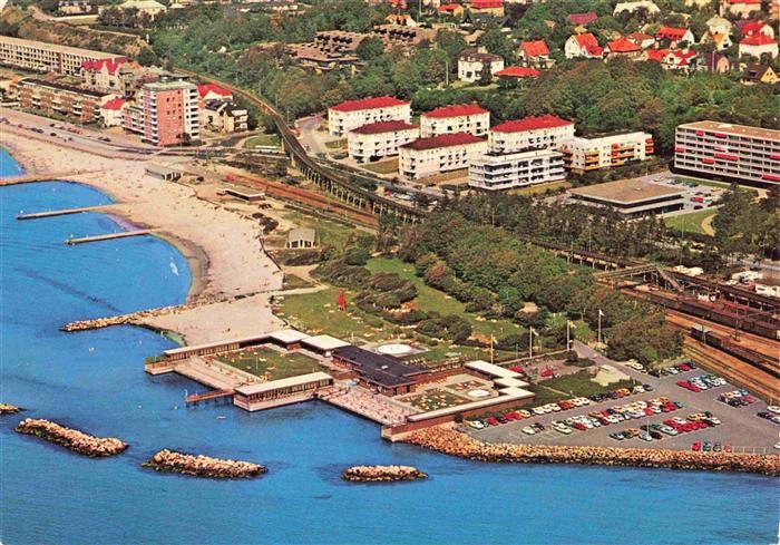 Helsingborg Haelsingborg Sweden Flygvy Norra Kallbadhuset oerestransbadet