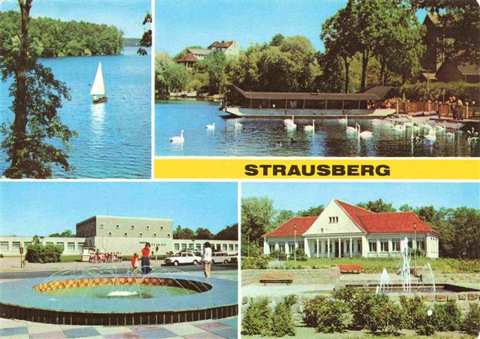 Strausberg Brandenburg Am Straus-See Haus der NVA Klub am See Park der Solidarit