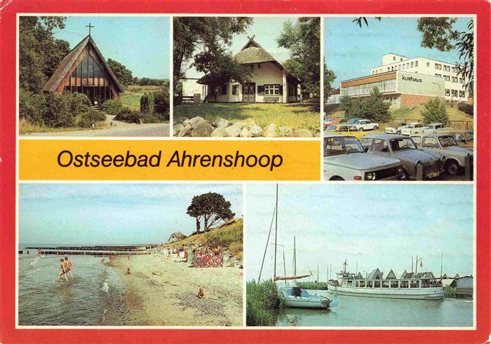 Ahrenshoop Ostseebad Kirche Kunstkaten Kurhaus Strand Hafen