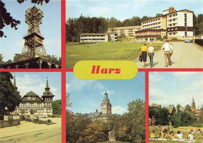 Stolberg Harz Josephskreuz Aussichtsturm Friedrichsbrunn FDGB-Bettenhaus Kurt Di
