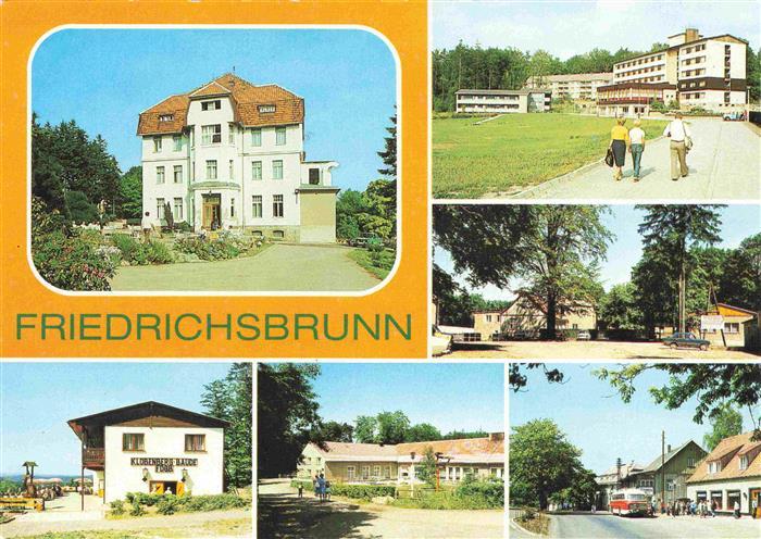 Friedrichsbrunn Harz Sanatorium Ernst Thaelmann FDGB Bettenhaus Kurt Dillge FDGB