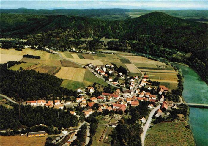 Hemfurth-Edersee Edertal Hessen Panorama Luftkurort