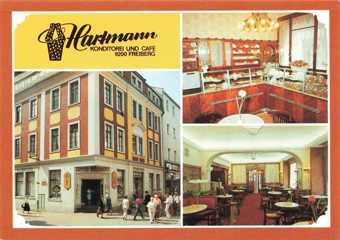 Freiberg Sachsen Café Konditorei Hartmann