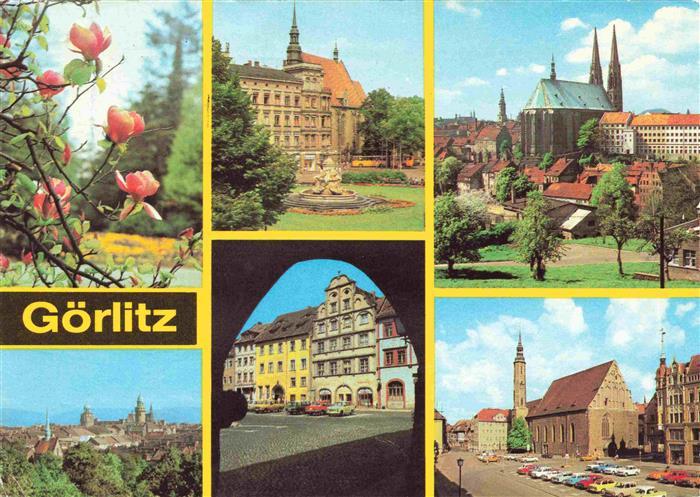 GoeRLITZ Sachsen Stadtpark Platz der Befreiung Teilansichten Untermarkt Leninpl