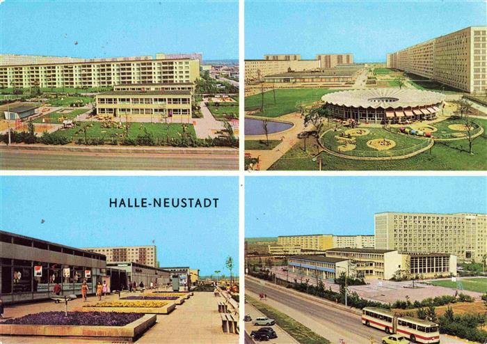 Neustadt Halle Wohnsiedlung Hochhaeuser