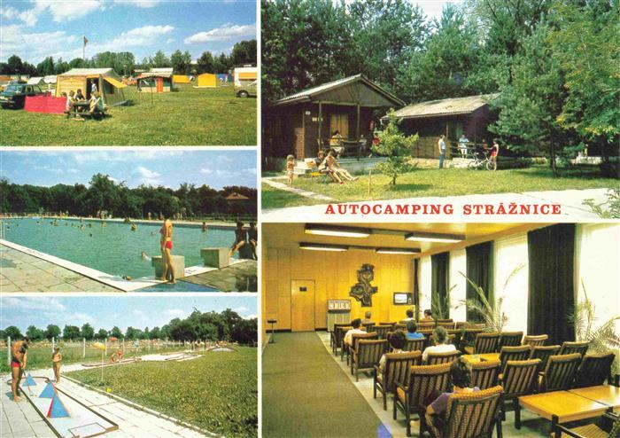 Straznice Strassnitz Maehren CZ Autocamping Freibad Minigolf Bungalows