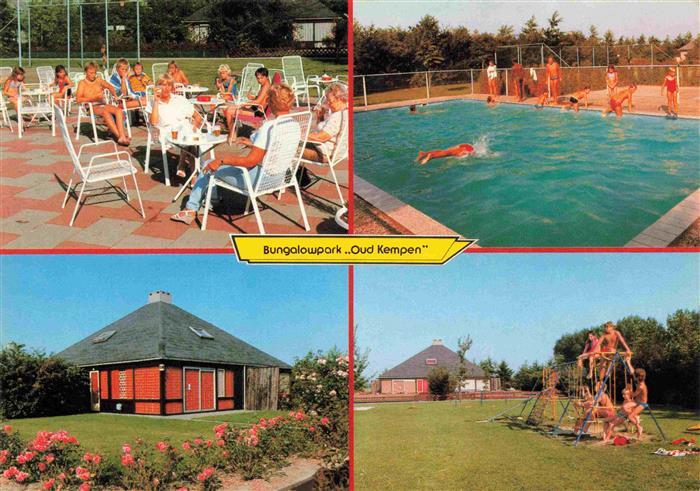 Stavenisse Tholen Bungalowpark Oud Kempen Swimming Pool Kinderspielplatz