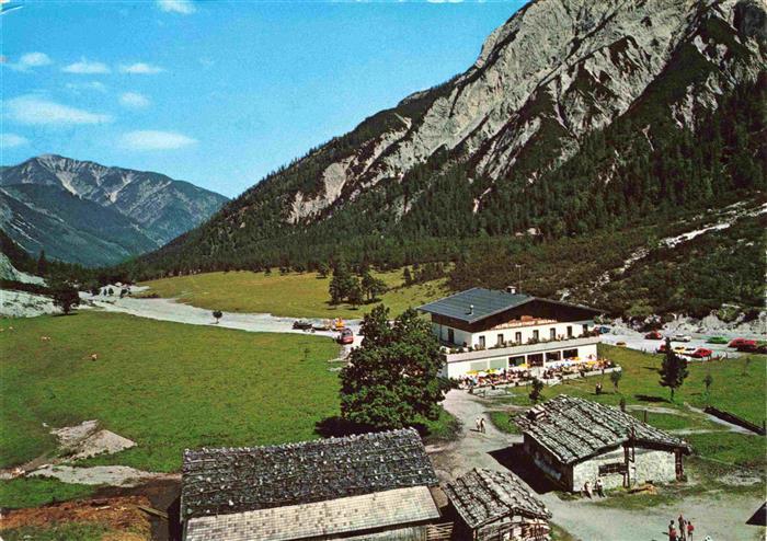 Pertisau Achensee Tirol AT Alpengasthof Gramai mit Almgebaeuden